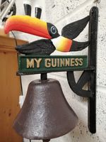 GUINNESS Cast Iron TOUCAN Bar Bell (My Goodness My Guinness)