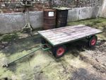 TRAILER TROLLEY WORK BENCH HEAVY SOLID IRON TABLE SHELF FACTORY WORKSHOP FARM