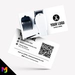 Custom Business Card Printing | Barber Salon Mens Grooming Hairdresser 03