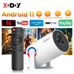 XGODY 4K Android Projector Smart WiFi Mini Bluetooth Office Home Theater HDMI