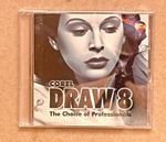 Corel Draw 8 CD-ROM with Install Key, Jewel Case, 1997 Release, for Win 95, NT4