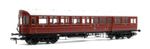 Dapol 4P-004-001D Autocoach GWR 37 Lined Crimson Lake - DCC Fitted