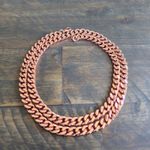 Pure Copper Cuban Chain Necklace – 7 mm Heavy Cuban Link Chain 20"-24"