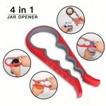 Easy Grip Rubber Jar Opener Gripper Multi Tool Cap Lid Bottle Opening Arthritis