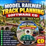 Model Railway Track Planning Software CD Layout Design CAD OO HO Train Plans PC