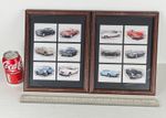 Jaguar Classics & EType Series Framed Cigarette Cards Job Lot/ 14 Cards