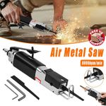 Air Body Hacksaw Cut Off Saw Cutting Metal Tools Pneumatic Reciprocating 4 Blade