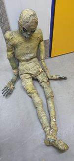 5ft Vintage Retro Spirit Halloween Static Prop 2007 Mummy - For Restoration 
