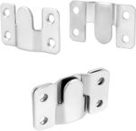 4x Heavy Duty Stainless Steel Flush Mount Slide Brackets – Frame Mirror Canvas