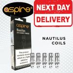 ASPIRE NAUTILUS COILS 1.6 | 0.7 | 1.8 OHM PACK OF 5 BVC K3 REPLACEMENT eCig UK