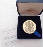 Outstanding Vintage Cardiff Castle Medal 1994 Commonwealth Games Presentation.