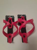 2x Supacaz Poly Water Bottle Cage Holder Pink Road Gravel MTB Mountain Bike 