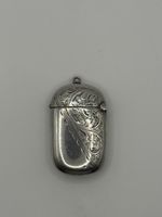 Antique Sterling Silver Vesta Case Store Matches/Cigarettes SML Hallmarked