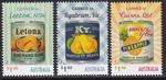 2024 Australia Canned Fruit Labels complete set of 3 MNH @BELOW FACE VALUE