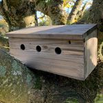 Sparrow Nest Bird Box Terrace Colony House Wooden Roosting Nesting Apartments