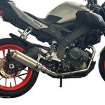 Yamaha MT125 Full Stainless Exhaust System Header Link Pipe 2014-2019