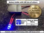 Wired LED Light with Watch Battery Box CR2032 On/Off Switch colours and lengths