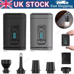 Mini Electric Air Pump USB Rechargeable Inflate Deflate Camping Bed Mattress UK