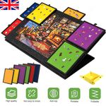 1000PCS Tilting Puzzle Board with 2in1 Designed Stand Cover Felt Mat w/ 6 Drawer