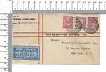 1931 Colombia Form 310 Panama Mail Steamship Company SCADTA par avion NY; 61409M
