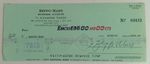 zeppo marx 1901-1979 signed cheque