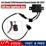 For Suzuki LTZ50 LTZ90 2x4 CDI Rev Ignition Box Remove Speed Limiter 2006-2022