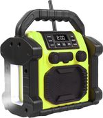 Ottosing P250 Portable Bluetooth Radio IPX66 Waterproof FM Clock LED Light Green