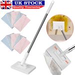 Snap Grip Mini Mop,Zero Touch Mini Mop,No Wash Lazy Mops Wet and Dry