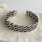 100% 925 Sterling Silver Retro Chain Bracelet for Women Men Handmade Gift