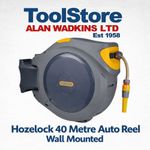 Hozelock 40m Auto Reel 40mtr Retractable Wall Mounted Garden Hose 2595