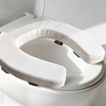 Raised Toilet Seat Cushion for Seniors, Comfort & Easy to Clean, U-Shape Padded