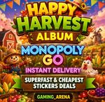 MonoPoly_Go! - Happy Harvest Stickers All 1-6⭐ & Partner Slots ! ✅INSTANT SEND✅