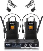 D Debra D-220 Wireless Mic System 2 Bodypack Lavalier Headset UHF XLR UK
