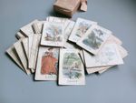 Antique First Series Illustrated Proverbs Playing Cards Jaques & Son c.1870