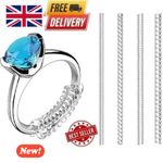 4PCS Ring Size Adjuster Clear Silicone Ring Resizer Tightener for Loose Ring UK