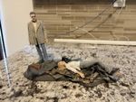 Buffy The Vampire Slayer  BtVS The Gift Buffy And Giles Custom Figure Set OOAK
