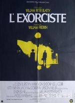 THE EXORCIST - FRIEDKIN / SYDOW - ORIGINAL MEDIUM FRENCH MOVIE POSTER