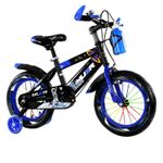16 inch Kids Bike Bicycle Cycling Removable Stabilisers Children Boys Blue