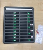 In Out Board + Fire Drill Board + Muster Board - 20 Names