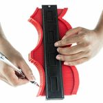 10" Shape Contour Copy Duplicator Circular Frame Profile Gauge Edge Ruler Tool