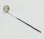 George II Sterling Silver Long Handled Shilling Coin Toddy Ladle Antique c1750