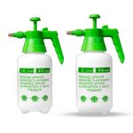 BIRCHTREE Garden Sprayer Bottle 1L/2L Manual Pump Pressure W/ Adjustable Nozzle