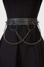 Kihilist Learn From Miseries Belt Xs-M||L-Xxl||3Xl-4Xl Black Women New Goth