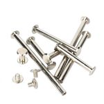 Nickel plated Chicago Screws Metal Screw Book Binding 5mm