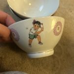 Vintage Liling Fine China Dessert Rice Bowls Ping Pong Playing Children Antique