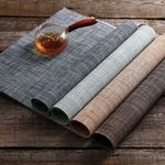 PVC Table Runner Heat Insulation Woven Table Runner For Dining Non-Slip Washable