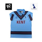 Kent County Cricket Club Shirt Adult Blue  Retro Style Polo UK Seller