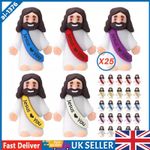 25 Pack Easter Mini Jesus Figurines Original Design Rubber Little Jesus Figures/