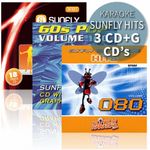 Sunfly Karaoke Hits Triple CDG Set CD+G Discs 48 Chart Hit Tracks Decades Vol 15