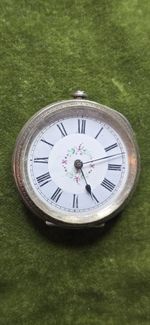 Antique Sterling Silver Ladies Fob Pocket Watch 1920 Chester Swiss Repair RARE
